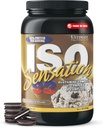 Ultimate Nutrition Whey Protein Isolate Powder with Glutamine Complex, ISO Sensation 93 - Whey Protein Powder with Aggiunto Colostrum for Enhanced Recovery, Immunity & Gut Health - Cookies N Cream, 2lbs