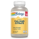 Solaray Calcium Citrato di magnesio 1000mg 1:1 Ratio, Bone supplemento di resistenza, muscolo, Nerve e Bone di sostegno della salute, Chelated for High Absorption, 60-giorno di garanzia, 45 Servings, 270 VegCaps