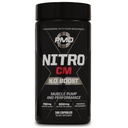 PMD Sports Nitro CM Nitric Oxide con Agmatine Pre Workout Supplement - Muscolo di crescita e pompa del muscolo con L Arginina - Endurance Boost per la formazione Hardcore e bodybuilding Preworkout (180 capsule)