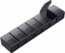 Extra Large Pill Organizer Weekly, KAPENS Daily Pill Case Box Confronti di grande capacità, 7 giorni Pill Container per integratori di medicina Vitamin Fish Oil, Nero