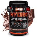 LABRADA Hydro 100% polvere isolata di proteine del siero idrolizzato puro, senza lattosio, digestione più veloce, miscelazione istantanea, gusto delicato 20 porzioni(Chocolate)