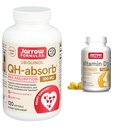 Jarrow Formulas QH-Absorb 100 mg Assorbimento massimo - CoQ10 Ubiquinol & Vitamina D3 62,5 mcg (2.500 IU) - 100 Serve (Softgels)