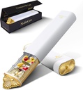 Premium organizzatore di pillole settimanali, 7-Giorni caso di pillole compatte per il borsellino, scatola di alluminio leggero oro per vitamine, medicina, integratori, regalo di benessere di lusso