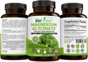 Biofinest Magnesio Chelato Glycinate 200mg Supplemento - Sano Cuore Bowel Movimento Immune Energia Metabolismo Dormire Mood - Made in USA (120 capsule)