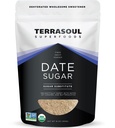 Terrasoul Superfoods Organic Date Sugar, 1 Lb - Low Glycemic | Unrefined | Minerali Trace
