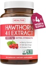 Super Potent Hawthorn Berry Extract Capsule - Hawthorn Berry Supplemento Fatto da Extra Forza Concentrato per sostenere il cuore e la salute digestiva - Vegan Non-GMO & Gluten Free (4 mesi di alimentazione)