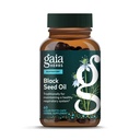 Gaia Herbs Black Seed Oil - Capsule Pressed per polmone, Respiratorio e Supporto Antiossidante - con Nigella Organic Seed Oil - Integratore di erbe - 60 Vegan Liquid Phyto-Capsules (30-Day Supply)