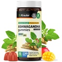 BIO KRAUTER Ashwagandha Gummies per le donne e gli uomini - 2000 mg di resistenza - 90 chews for Mood Support - Chewable Ashwagandha Supplements - Vegan - Mango Flavor