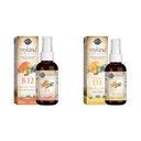 Giardino della vita Organici B12 Vitamina - Cibo intero B-12 per Metabolismo ed Energia & Vitamina D3 Liquid 1000 IU Per Spray