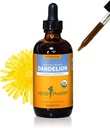 Estratto di liquido di dadelione organico certificato di Herb Pharm per la pulizia e la disintossicazione, glicerite senza alcool, 4 oncia