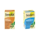 Senokot Extra Forza Lassativo vegetale naturale & S Doppio Azione 60 compresse, Lassativo vegetale naturale Ingrediente Plus Sgabello Softener Tablets