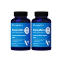VitaMedica Bromelain & Quercetin Supplement - 500mg Bromelain 250mg Quercetin - 2400 GDU per Immunità, Supporto Congiunto, Inflammazione e Recupero Muscolare - 60 Vegan Capsule - 30 Serve (2 Pack)