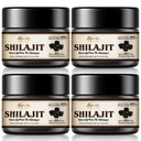 Shilajit Pure Himalayan Organic Shilajit Resina - 600mg Massima potenza naturale Shilajit Resina con 85+ Trace Minerals & Acido Fulvic per l'energia, Supporto immunitario, 30 Grammi (4 Confezione)