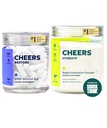 Cheers Classic Combo | Restore + Hydrate | Rehydrate & Feel Better After Drinking | DHM, L-Cysteine, B-Vitamins, Electrolytes | 12 Doses Every | Liver Support | Integratori elettrolitici