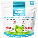 Polvere di aminoacidi essenziali granito, aroma di mela verde, con 10g EAA e 7g BCAA, supporta il recupero del muscolo e la crescita, senza soia, senza glutine (30 porzioni)