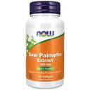 NOW Integratori alimentari, Estratto di palmetto di sega (Serenoa repens) 160 mg, Salute degli uomini*, 120 Softgels
