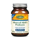 Flora - Probiotico avanzato di miscela di adulti, Sette Strains Senior-Specific, Gluten Free, Probiotico crudo con 34 miliardi di celle, 30 capsule