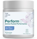 L'Amino CO. - Eseguire il supplemento di polvere pre allenamento con aminoacidi EAA puri e sapore naturale, Stevia ha addolcito l'energia di preallenamento per gli uomini e le donne - Blue Raspberry (6.7 oz)