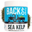 Polvere di kelp organica per cani, supplemento di kelp del mare secco per la funzione tiroide, salute dentale, supporto immunitario, digestione, pelle e cappotto - Iodio Rich - Multivitamina per gatti e cani 16oz - Made in USA