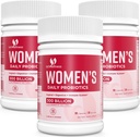 Probiotici per le donne - 300 miliardi di CFU Probiotici, 12 strategie probiotici con mirtillo, donne selezionate Probiotici per Vaginale, urinario, pH Balance, Diarrea, Gut Digestivo & Salute Immune - 180 Capsule
