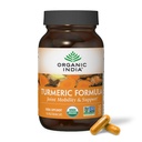 curcumina ORGANIC INDIA Turmerica con pepe nero - Integratore e curcumina organico, Capsule erboriche, Supporto per il sistema immunitario, Radice integrale, Trikatu - 90 capsule