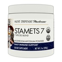 7 Mushroom Powder - 7 Species Blend - Mushroom Supplement per il supporto immunitario con Royal Sun Blazei, Cordyceps, Reishi, Maitake, Lion's Mane, Chaga & Mesima - 7 oz (133 Servings)*