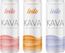 LEILO | Kava Powered Sparkling Drink | Classic Variety-Pack – Include: Raspberry Hibiscus, Tangerine Mango, BlackBerry Orange | 12 fl oz Cans (Pack of 12)