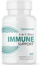 5-in-1 Supporto Avanzato Immune con Quercetin Phytosome, Zinco, Vitamina C, D3, K2 - Integratore Immunità e Allergia con Quercetina Attivata - 60 Tappi di Veg