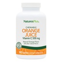 Natures Plus Orange Succo Chewable Vitamin C - 500 mg, 90 compresse - Supplemento Immune & Vascular Health Support ad alta potenza, Antiossidante - Genere Su Stomach - Vegetariano, Senza Glutine - 90 Serve