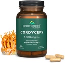 Prominente Nutrition Cordyceps Supplement - promuove la vitalità - 1000 mg, 60 conte