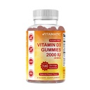 Vitamatic Sugar Free Vitamin D3 2000 IU - 120 Gummies a base di pectina - Grande Gusto - Bones sano, Mood & Immune System Funzione - Non-OGM - 120 Serve