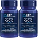 Estensione della vita Super Ubiquinol CoQ10 con il supporto mitocondriale potenziato, Potent Heart Health & Cellular Energy Production Support,Ultra-absorbable,Gluten-Free,Non-GMO, 100 mg, 60 softgels (Pack of 2)