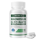 Magnesio Glycinate 400 MG per Serve 100% Chelato per Alta Assorbimento, Gentle On Stomach, Non OGM, 90 capsule vegetariane