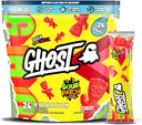 GHOST Hydration Packets, Sour Patch Kids Redberry, 24 Sticks, Polvere di elettrolita - Bere miscela supplemento con magnesio, potassio, calcio, vitamina C - Vegan, senza soia, zucchero e glutine