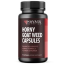 Unisex Horny Goat Weed Capsule per Uomo e Donne - Extra Forza Performance & Energy Support con Tongkat Ali, Muira Puama e Saw Palmetto - 10 Conte - Integratore di erbe per una maggiore resistenza