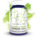 Rhodiola Rosea Capsule | 500mg | 3% Salidroside | 120 Count | Adaptogen Herb | Ayurvedic Supplement | Supporta livelli di stress sani | promuove la salute del cervello