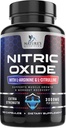Nitric Oxide Booster Extra Forza 3000mg - 3X Forza L-Arginina & Citrullina, Migliore Nitric Ossido Integratori per Uomini, Supporta Muscolo, Cuore Salute, Integratore di energia, Bottigliato negli Stati Uniti, 120 Capsule