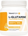 TransformHQ L-Glutamina Polvere 500g (Tropical Whip) - Gluten Free, Non OGM