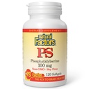Fattori naturali, Phosphatidylserine, Supporto per la memoria, Concentrazione e funzioni del cervello, Soia e Gluten Free, 120 Softgels