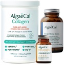 Calcium ALGAECALE, vitamina D3 & Collagen Bundle – Collage con Verisol Clinicamente sostenuto, Fortibone & Fortigel, Plus 13 Bone Supporting Minerals and Vitamin ADEK for Bone Health & Anti-Aging