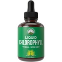 Gocce liquide di clorofilla - Ultra elevata purezza, alcool libero, non OGM, Gluten Free Liquid Chlorophyll Drops supplemento. Prendi con acqua. Deodorante interno + Cura della pelle, Supporto immunitario e digestivo