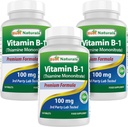 Best Naturals Vitamina B1 come Thiamine Mononitrate 100 mg compresse (120 conteggio (pacchetto di 3))
