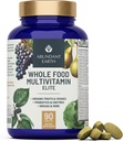 Abundant Terra intero Cibo Multivitamina per le Donne Giornaliere Multi Vitamine Integratori per Mens Multivitaminici + B Complesso, Probiotic Multi Enzime, Omegas per l'energia organica Digestione del Mood 90ct-4pk