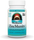 Fonte Naturals Wellness ZincMunity, Supporta l'assorbimento dello zinco, il metabolismo e l'utilizzo per la salute immunitaria*, 50 mg di zinco - 30 capsule vegetariane