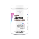 Livingood Daily Greens & Superfood Powder, Super Greens for Gut Health, Polvere di succo verde con Spirulina, clorella e enzimi digestivi, Probiotici per il supporto digestivo, Cioccolato, 30 Serve