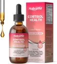 Integratori di Cortisol per Donne, Gocce liquide di benessere di Cortisol, 16 in 1 Riduttore di Detox di Cortisol w. Ashwagandha, Magnesio, L-teanina, Folate per il relax e l'equilibrio dell'ormone, Fragola