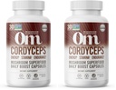 Om Mushroom Superfood Cordyceps Funroom Capsule Superfood Supplemento, 90 Conte, 30 Giorni, Energy, Power, Stamina e Endurance Support, Superfood Supplemento per prestazioni sportive (Pack of 2)