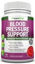 Integratore di supporto per la pressione sanguigna - 13 Erbe & Vitamine - con Hawthorn, Hibiscus, Estratto di foglie di aglio e olive - Supplemento naturale per le donne & uomini - Capsule ad alta resistenza - Non-GMO - 90 giorni di alimentazione