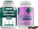 Teaveli Spirulina Chlorella e Blueberry Capsule
