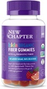 Nuovo Capitolo Organic Fiber Gummies per bambini, 4g Delicious Plant-Based Prebiotic Fiber per la salute digestiva, Vegan, Non OGM, USDA Organic, Gluten Free, Citrus-Berry Flavored, 60 ct
